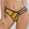 Flag of Colombia Women's Underwear T-Back Thongs Sexy Bikini Panty Brief G-String Panties view 2