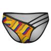 Flag of Colombia Women's Underwear T-Back Thongs Sexy Bikini Panty Brief G-String Panties view 4