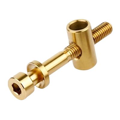 INOOMP Seat Post Bolt Screw Washer Nut for Secure Bike Seatpost Fixing Lightweight Accessory for Mountain and Road