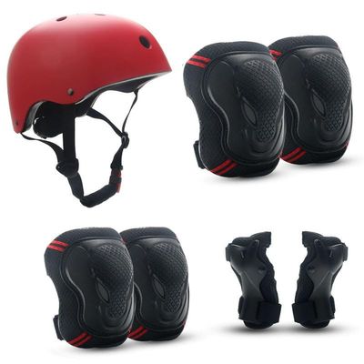 Castrap Children's Roller Skating Protective Gear, Cycling Helmet Set, Balance Bike, Bicycle, Skateboard, Ice Skating Sports Knee Protection Equipment (6,XS(12.5KG-22.5KG))