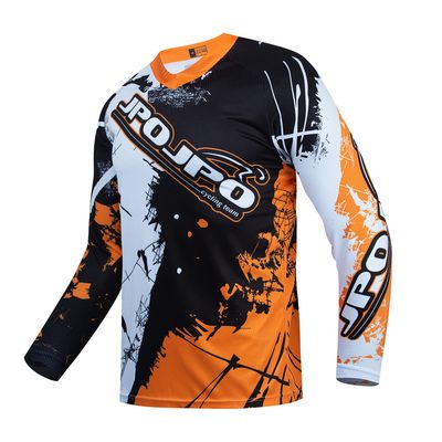 Kids Cycling Jersey Downhill Shirts 4-14 Years for Girls Boys Clothing Long Sleeve Powersports Teenagers Mountain Bike MTB Child Quick Dry Bicycle BMX Tops