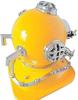 NineFit Basics SS-Nautical Mart Yellow Diving Helmet US Navy Mark V Deep Sea Divers Antique Diving Helmet Scuba Sea Divers Helmet Great Decoration Item for Home Decor, Full size, Same As PIcture, SS-094 view 3