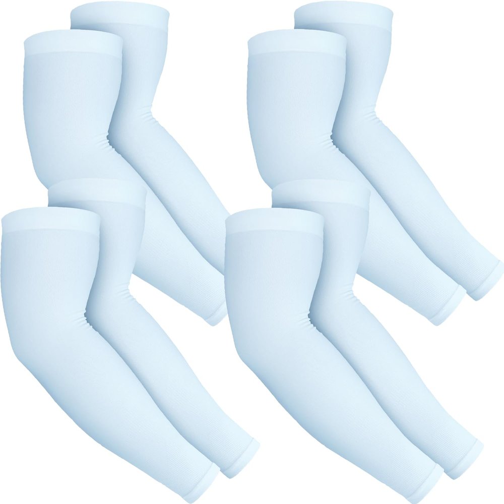 BuzToz UV Sun Protection Compression Arm Sleeves for Men & Women,Cooling Athletic Sports Sleeve for Football, Golf,Volleyball