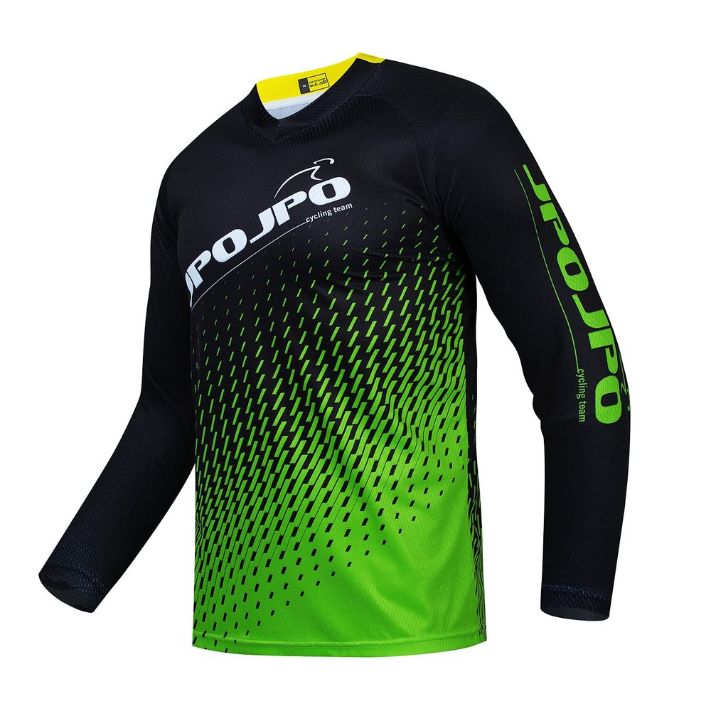 Kids Cycling Jersey Downhill Shirts 4-14 Years for Girls Boys Clothing Long Sleeve Powersports Teenagers Mountain Bike MTB Child Quick Dry Bicycle BMX Tops