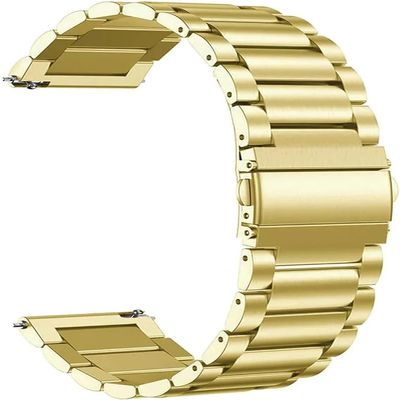 20 mm Bracelets Compatible with Huawei Watch GT3 Pro 43 mm/GT 3 42 mm/GT 2 42 mm Stainless Steel Replacement Strap Metal Watch Strap Business Bands for Men Women