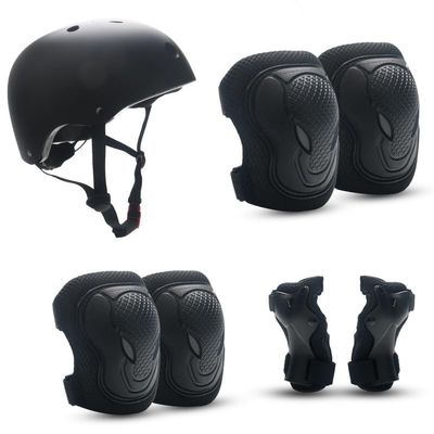 Castrap Children's Roller Skating Protective Gear, Cycling Helmet Set, Balance Bike, Bicycle, Skateboard, Ice Skating Sports Knee Protection Equipment (1,XS(12.5KG-22.5KG))
