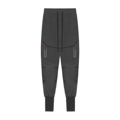 JEsilunmaMY Men's Casual Cargo Joggers Pants Tapered Sweatpants for Workout Gym Outdoor Hiking Pants with Zipper Pockets (Dark Grey,3X-Large)