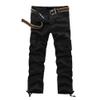 Men's Multi-Pocket Ripstop Tactical Pants Lightweight Outdoor Hiking Work Pants Loose Straight Cargo Trousers (Black2,28) view 1