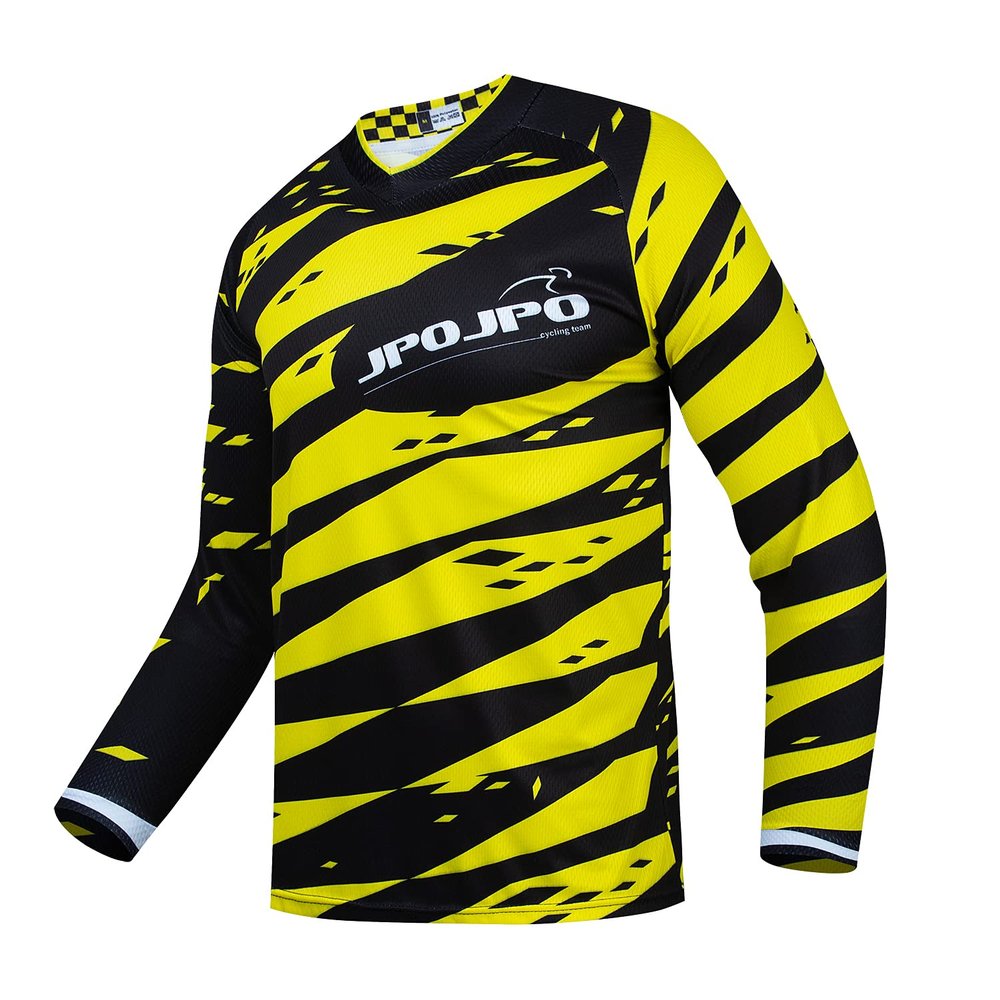 Kids Cycling Jersey Downhill Shirts 4-14 Years for Girls Boys Clothing Long Sleeve Powersports Teenagers Mountain Bike MTB Child Quick Dry Bicycle BMX Tops