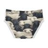 ALAZA Hipster Sheep Black White Boys' Briefs Soft Underwear Available in Sizes 2t view 2