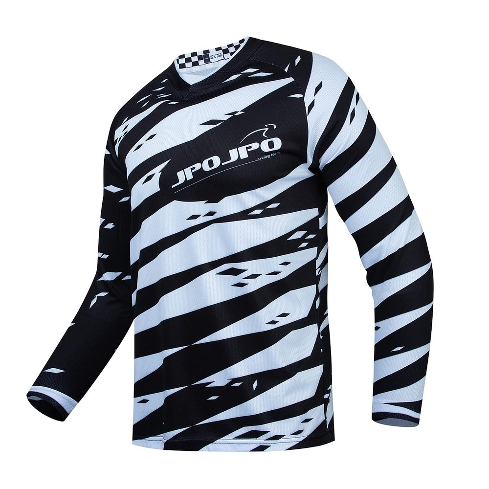 Kids Cycling Jersey Downhill Shirts 4-14 Years for Girls Boys Clothing Long Sleeve Powersports Teenagers Mountain Bike MTB Child Quick Dry Bicycle BMX Tops