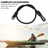 Locadence Kayak Paddle Leash, Anti Miss Elastic Safety Lanyard Strap with C Type Buckle, Portable Leash Lanyard Rope for Kayaks, Canoes and Fishing Boats view 2