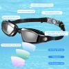 Konohan 8 Pack Kids Goggles Swim Goggles for Adult Kids Swimming Glasses Anti Fog Silicone No Leak Pool Glasses(Bright Color) view 4
