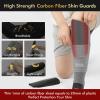 ARRIS Carbon Fiber Soccer Shin Guards,Super Strong, Ultra Light, Shock Resistance, Air Permeability, Suitable for Adult, Youth, Kid, Effective Protection-S view 2