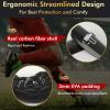 ARRIS Carbon Fiber Soccer Shin Guards,Super Strong, Ultra Light, Shock Resistance, Air Permeability, Suitable for Adult, Youth, Kid, Effective Protection-S view 3