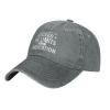 NineFit Basics You are About to Exceed The Limits of My Medication Funny Baseball Cap Adjustable Vintage Washed Hat for Women and Men Gray view 2