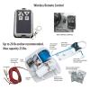 INPAITOO 25LBS Electric Anchor Winch Marine Anchor Winch Saltwater Boat Windlass Kit with Wireless Remote Control Anchors Up view 3