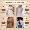 2PCS Shecurve Bra, Shecurve Full Support Non-Slip Convertible Bandeau Bra, She Curve Strapless Push up Bra (03,34A) view 4