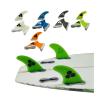 DNRJEWTA Surfboard Fins 2 FINS Surf Fin G5/G7 Surf Fin Quillas Sup Thuster Fins 3pcs Honeycomb Fiberglass Surfboard Fin M/L Tri Fins Surfing Accessories (Color : M-03) view 2