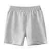 Toddler Boys Basketball Shorts Pull on Everyday Shorts Kids Summer Casual Solid Cotton Shorts Sweat (Grey, 3-4 Years) view 1