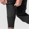 JEsilunmaMY Men's Casual Cargo Joggers Pants Tapered Sweatpants for Workout Gym Outdoor Hiking Pants with Zipper Pockets (Black,3X-Large) view 4
