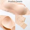 2PCS Shecurve Bra, Shecurve Full Support Non-Slip Convertible Bandeau Bra, She Curve Strapless Push up Bra (03,34D) view 3