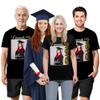 Custom Class of 2024 Graduation Shirts Personalized Graduation Photo Shirt Graduate T-Shirt Senior Shirts Proud Graduation Party view 1