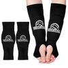 NQEUEPN Volleyball Arm Sleeves, Passing Hitting Volleyball Passing Forearm Sleeves Protective Wrist Pads & Thumb Holes Volleyball Arm Guards Protection Gloves for Women Men Teen Youth(Black) view 1