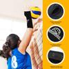 NQEUEPN Volleyball Arm Sleeves, Passing Hitting Volleyball Passing Forearm Sleeves Protective Wrist Pads & Thumb Holes Volleyball Arm Guards Protection Gloves for Women Men Teen Youth(Black) view 4