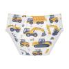ALAZA Yellow Car White Boys' Briefs Soft Underwear Available in Sizes 5t view 2