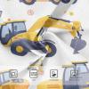 ALAZA Yellow Car White Boys' Briefs Soft Underwear Available in Sizes 5t view 3