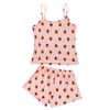 Zando Pink Pjs - Strawberry Pajamas - Cute & Sexy Pj Set for Women - Summer Pajamas view 1