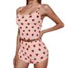 Zando Pink Pjs - Strawberry Pajamas - Cute & Sexy Pj Set for Women - Summer Pajamas view 2