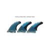 DNRJEWTA Surfboard Fins G5 Surf Fins Three-Piece Surfboard Accessory Honeycomb Rudder FCS2 Surfboard Base Blue Surfing Accessories view 4