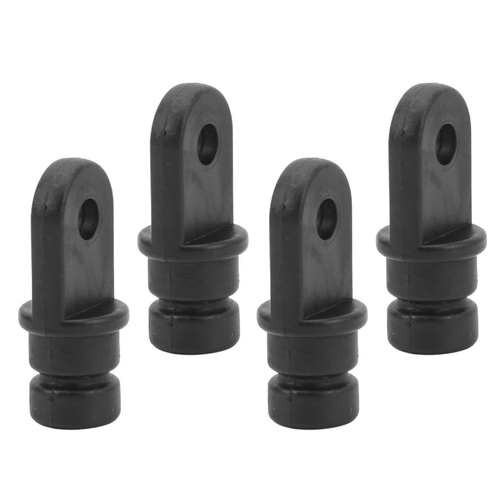 Locadence 4Pcs Bimini Top Hardware Fitting, Polishing Technology Nylon Durable Hardware Cover Cap for Marine Boat, Standard Bimini Top (3/4)