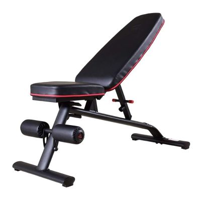 5-in-1 Adjustable Weight Bench - Foldable Multi-Purpose Bench for Full Body Workout, Incline Decline Bench for Home Gym