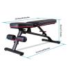5-in-1 Adjustable Weight Bench - Foldable Multi-Purpose Bench for Full Body Workout, Incline Decline Bench for Home Gym view 2