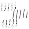 Anneome 6pcs Fishing Rod Protection Rope Elastic Lanyard for Women Men Fishing Belt Gripper Trout view 1