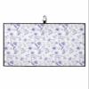 SEVENBABU Golf Towels for Golf Bags with Clip - Funny Microfiber Waffle Pattern Golf Towel Spring Orchid Flowers Plants Purple Golf Accessories for Men Women Gifts 24x16 Inch view 1