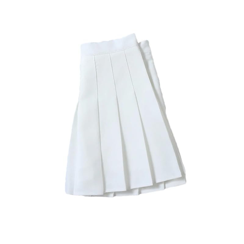 Ffnkrnfi Womens Pleated Skirt Summer High Waist A-Line White Tennis Sporty for Women Clothing Mini Pleats Skirt with Shorts