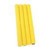 Anneome 4pcs Non-Slip Relay Baton with Sponge Grip Stainless Steel Track Relay Tools for Outdoor Racing Competitions for Adults Sports Events Yellow view 1
