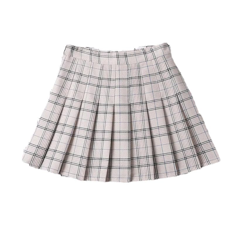 Summer Golf Skirt for Women Clothes Preppy Girls Elegant Female A Line Mini Plaid Pleated Skirt Stripe Tennis Skirts