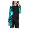 Parliky Women Sleeve Surf Swim Suit Sun Yellow Floral Design and Breast Pad Comfortable for Water Sports view 4