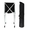 Topyond Foldable Aluminium Alloy Tennis Ball Hopper Cart with Wheels - Portable Basket Trolley for Tennis Balls Storage view 1