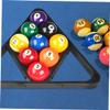 Anneome Pool Billiard Accessories Billiard Triangle Rack Plastic Billiard Organizer Triangle Billiard Frame Ball Holder view 2