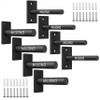 MIUONO Weight Plate Holder for 2" Olympic Weigh Plates and Weight Plate Rack for 1" Plates Bundle view 1