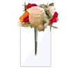 12 Pack Boutonniere Plastic Sleeve - Flowers Not Included, Holder for Suit Jacket Pocket - No Lapel Pin Required, Perfect for Wedding Groom and Groomsmen Suits view 1