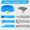 Anti Slip Kayak Seat Cushion,Thick Waterproof Seat Cushion Kayak Gel Seat Pad With Non-Slip Cover For Sit In Kayak Inflatable Kayak Canoe & Boat Kayak Accessories For Fishing Water Sports Outdoors view 4
