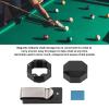 Snooker Chalk Box Billiard Chalk Clip, for Long-Lasting Aluminum Chalk Holder Clip, Portable 2 Layers Silent Tip Carrier Case view 2