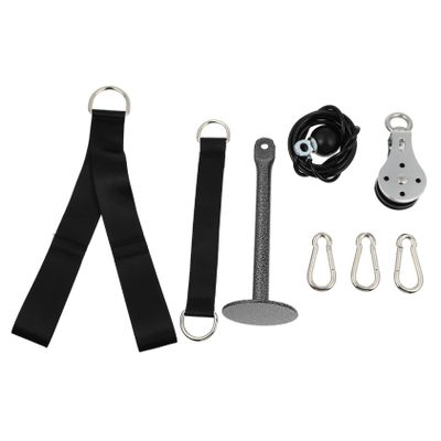 VANZACK 1set Tricep Pull Down Cable Machine Attachment Pulley System High-Strength Fitness Equipment for Arm Training Compact Design for Home Use